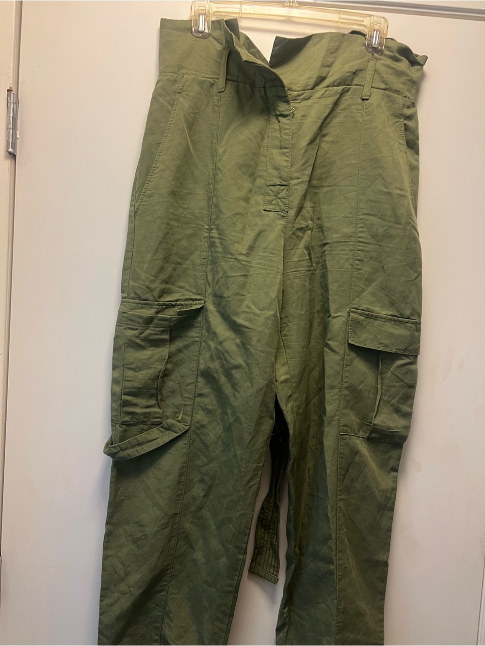 Zara Olive Green Cargo Pants